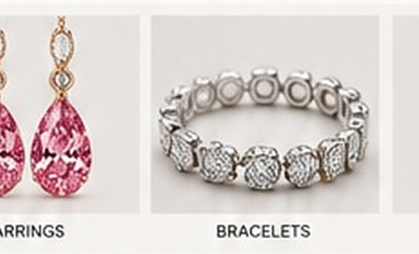 Fine jewelry with colored diamonds