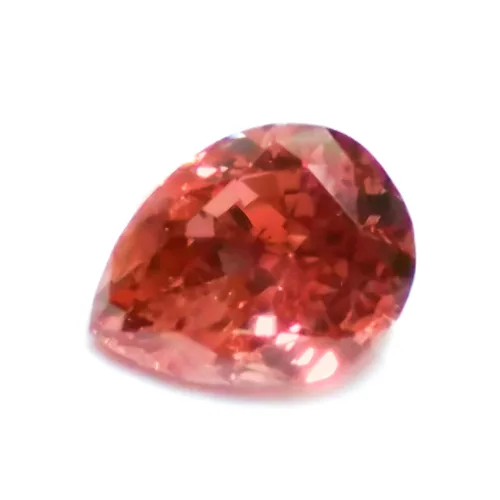 0.48ct Natural Loose Fancy Deep Orangy Pink Red