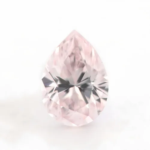 light pink diamond pear