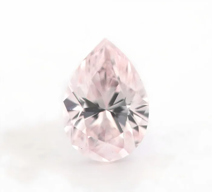 light pink diamond pear