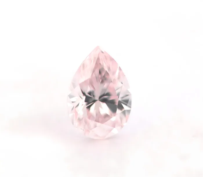 0.20ct Pink Diamond - Natural Loose Light Pink Fancy Color GIA VVS1 Pear Shape - Image 3