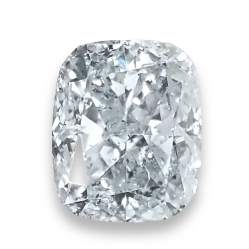Gray diamond cushion