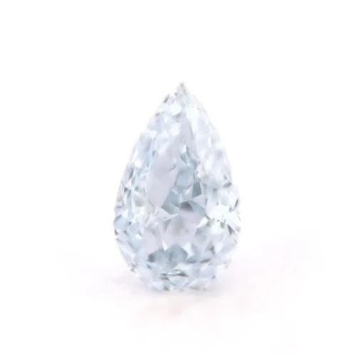 0.46ct fancy light blue diamond gia pear