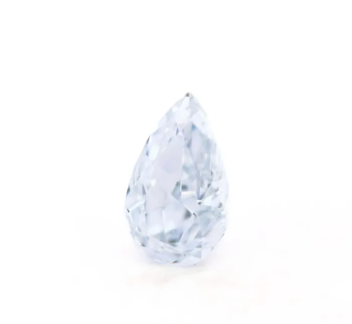 Real 0.46ct Natural Loose Fancy Light Blue Color Diamond GIA VS2 Pear Shape - Image 4