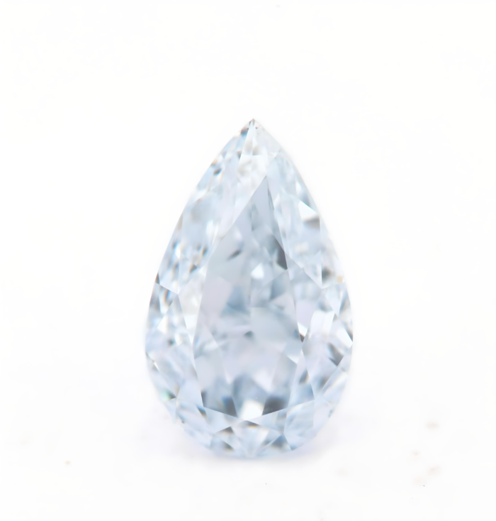 Real 0.46ct Natural Loose Fancy Light Blue Color Diamond GIA VS2 Pear Shape - Image 6