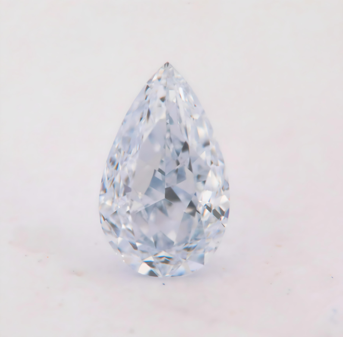 Real 0.46ct Natural Loose Fancy Light Blue Color Diamond GIA VS2 Pear Shape - Image 5