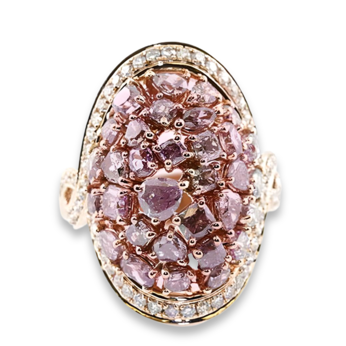Real-535ct-Natural-Fancy-Purple-Diamonds-Engagement-Ring-18K-Solid-Gold-6G-Big