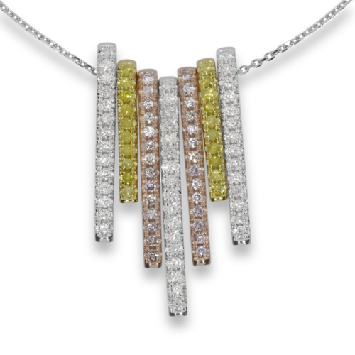 Pink-Diamond-Necklace-Pendant-169ct-Natural-Fancy-Pink-Diamonds-18K-Gold