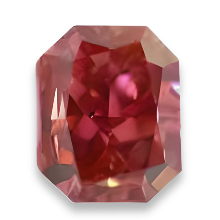 Radiant red diamond gia