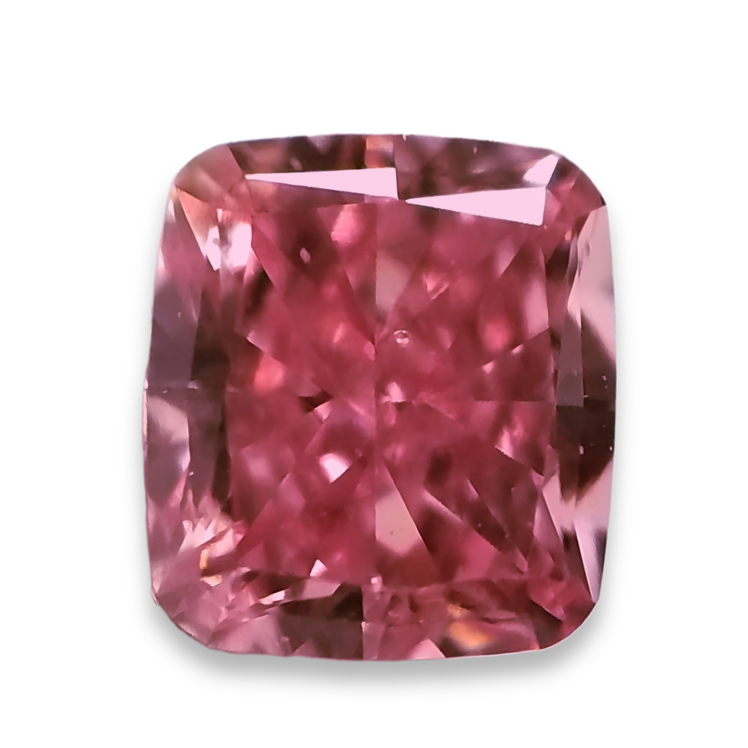 Real 0.30ct Natural Loose Fancy Intense Purple Pink Color Diamond GIA  Cushion SI