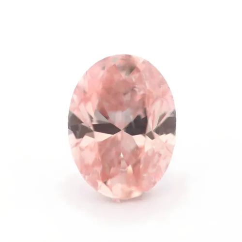 Fancy pink diamond oval