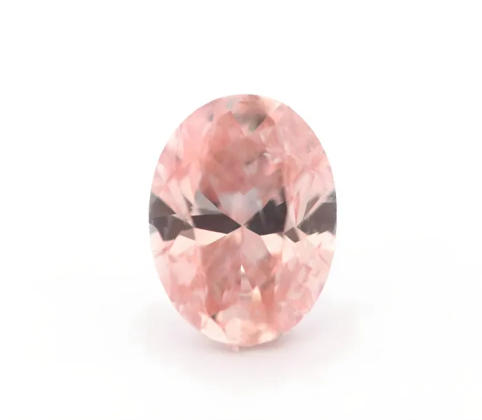 Fancy pink diamond oval