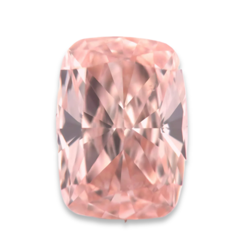 Pink Diamond – 0.40ct Natural Loose Fancy Orangy Pink VS1 Cushion GIA Certified
