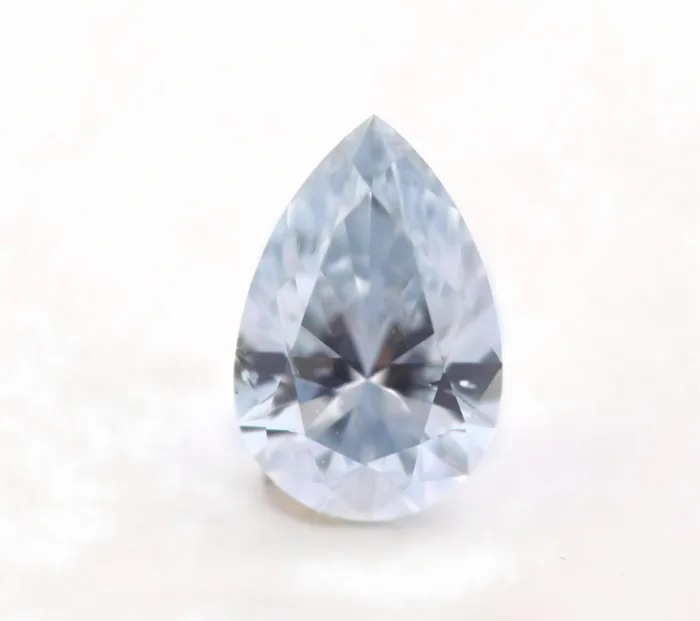 Blue Diamond - 0.51ct Natural Loose Fancy Light Blue Color GIA Type llB Si2 Pear - Image 5
