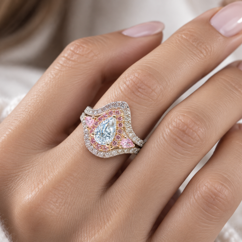fancy light blue diamond ring gia