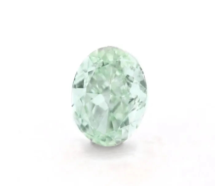 Rare Green Diamond - 0.60ct Natural Loose Fancy Light Green Color GIA SI1 Oval - Image 4