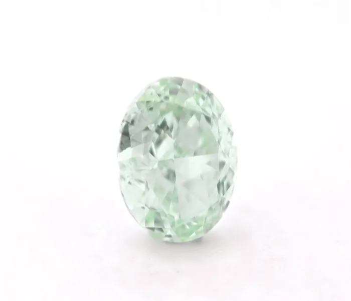 Rare Green Diamond - 0.60ct Natural Loose Fancy Light Green Color GIA SI1 Oval - Image 5