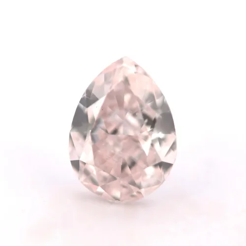 fancy light pink diamond pear shape
