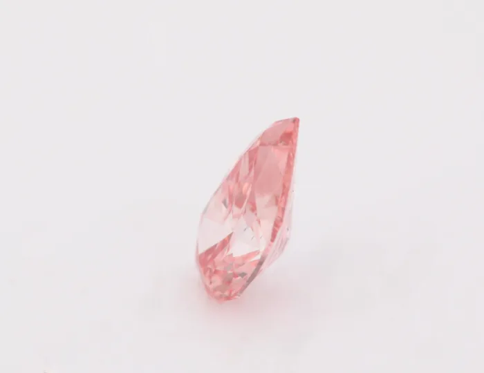 Argyle 0.15ct Natural Loose Fancy Intense Orangy Pink Color Diamond GIA Pear VS1 - Image 6