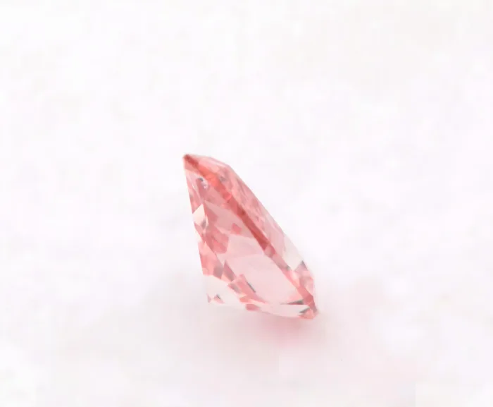 Argyle 0.15ct Natural Loose Fancy Intense Orangy Pink Color Diamond GIA Pear VS1 - Image 7