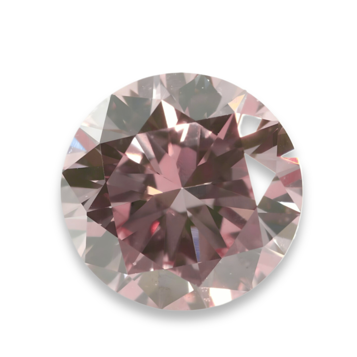 Argyle round pink diamond