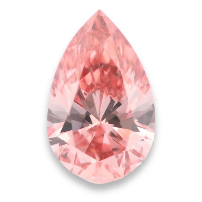 Argyle pink diamond pear shape vs1