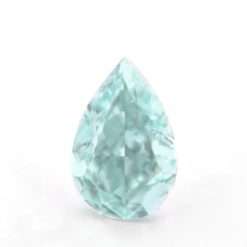 natural fancy blue green diamond pear shape