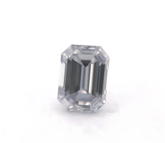 Gray Diamond - 0.54ct Natural Loose Fancy Light Gray Diamond GIA Emerald VS1 - Image 6