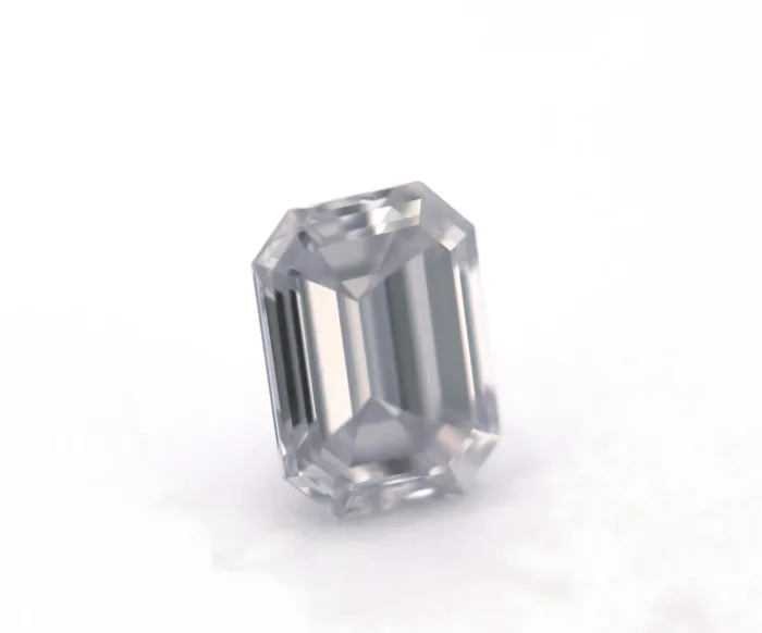 Gray Diamond - 0.54ct Natural Loose Fancy Light Gray Diamond GIA Emerald VS1 - Image 3