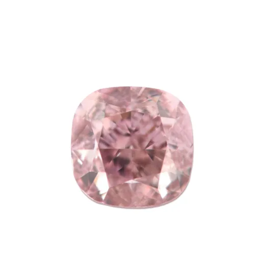 0.52ct cushion fancy pink diamond