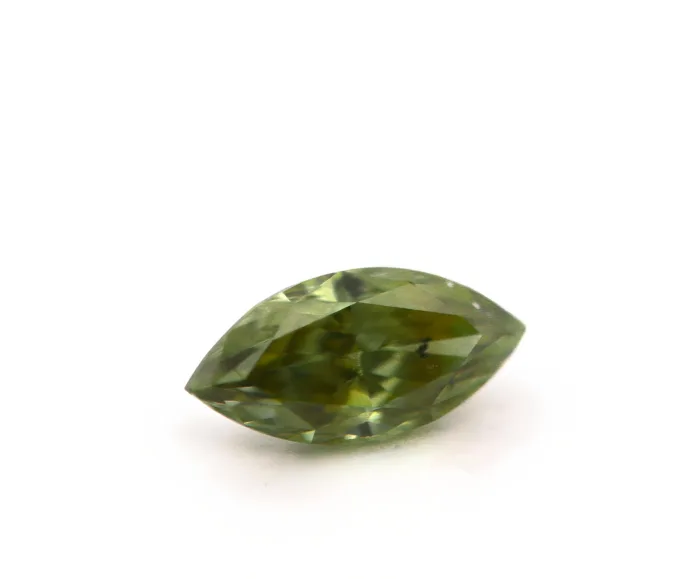 Chameleon Diamond 0.28ct Natural Loose Fancy Green Color Diamond GIA Marquise - Image 6
