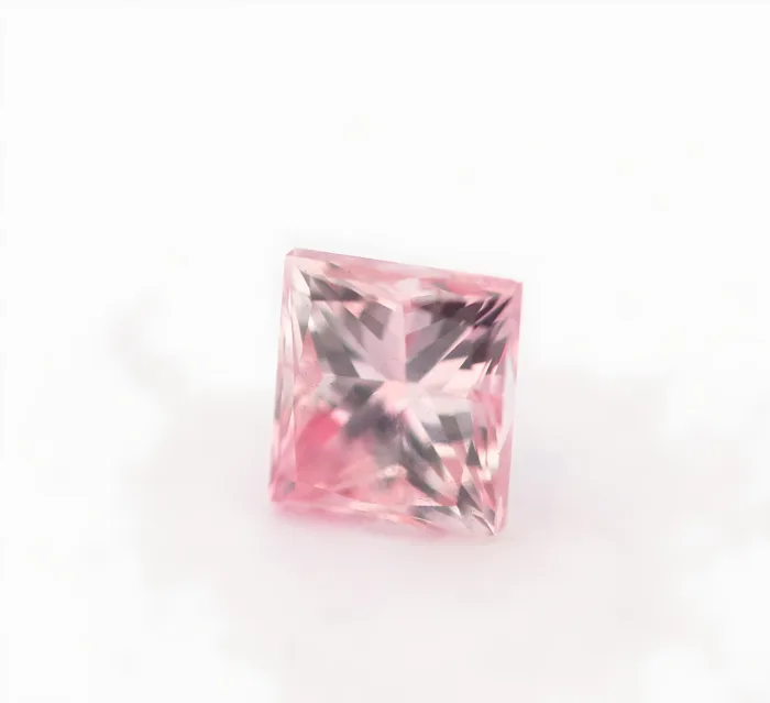 Argyle Diamond 0.15ct Natural Loose Fancy Pink 6PP Color Diamond Princess Cut - Image 7