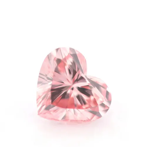 heart shape argyle pink diamond 4pr intense pink