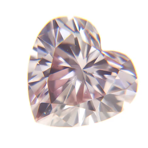 heart shape argyle pink diamond
