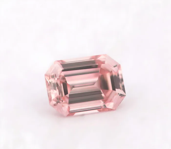 Argyle 0.16ct Natural Loose Fancy Pink 6PR Color Diamond GIA Emerald Cut - Image 5