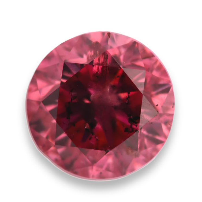 2pp round argyle diamond fancy deep pink