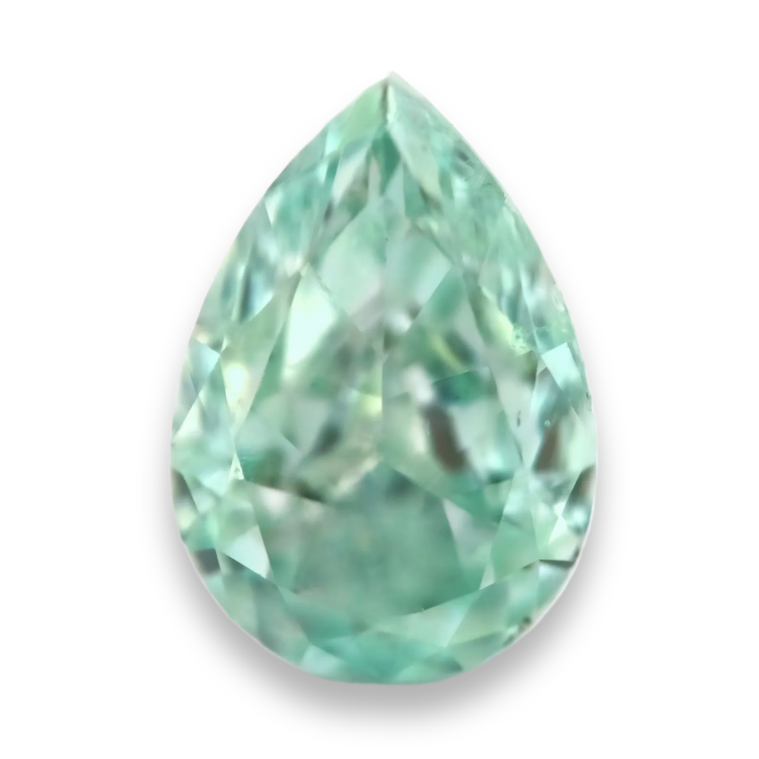 0.69 CT, 6.2 X 5.6 X 2.3 MM, Loose Diamond Green Color Pear Shape Polished Diamond For Engagement Jewelry, hotsell Antique Diamond, Birthstone, S923