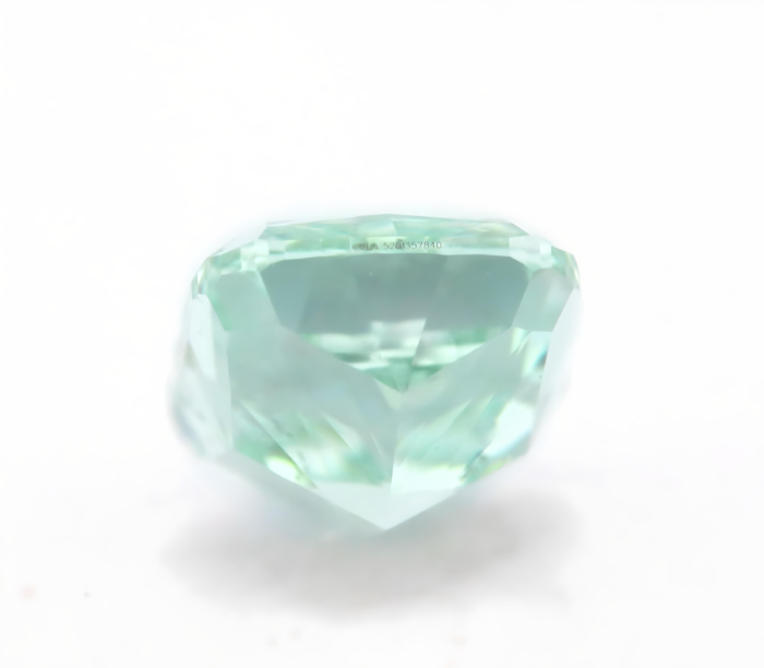 Green Diamond - 0.71ct Natural Loose Fancy Blue Green Color GIA SI1 Cushion - Image 6