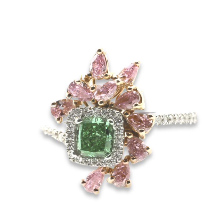 Fancy-Intense-Green-Pink-Diamond-Engagement-Ring-161ct-Natural-VS1-GIA-18K