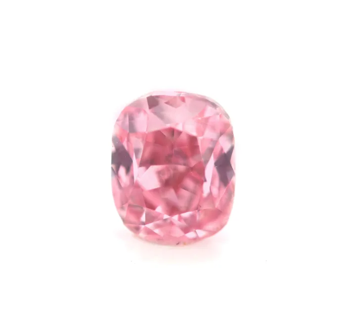 Pink Diamond - 0.42ct Natural Loose Fancy Intense Purplish Pink GIA Cushion SI2 - Image 4