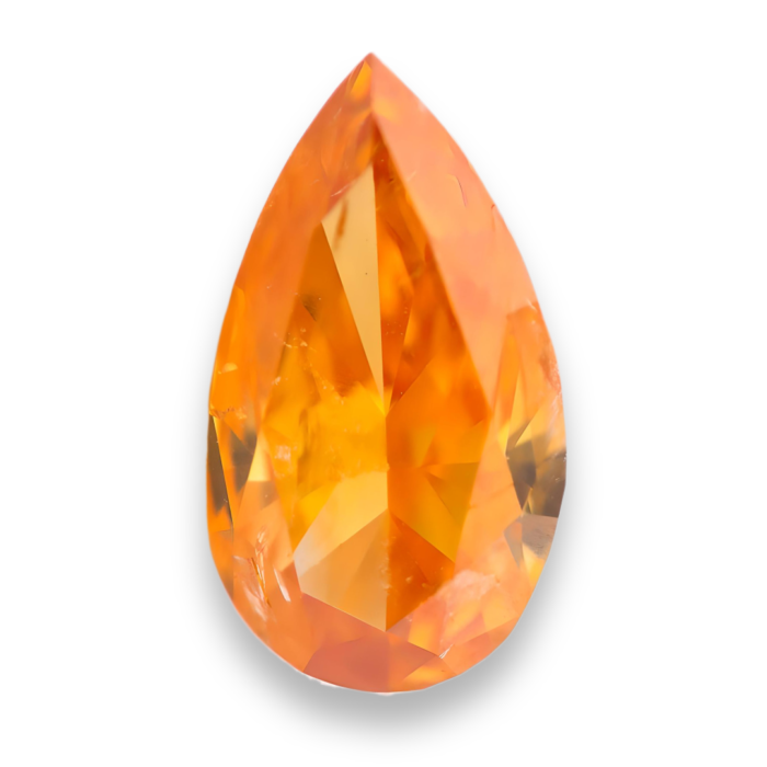 fancy vivid orange diamond