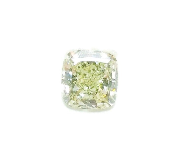 Yellow diamond - 2.00ct natural loose fancy light green yellow gia certified si2 ready to set for engagement ring best quality