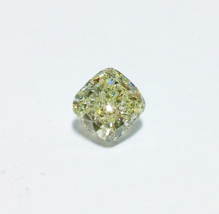 Yellow diamond - 2.00ct natural loose fancy light green yellow gia certified si2 ready to set for engagement ring best quality - Image 2