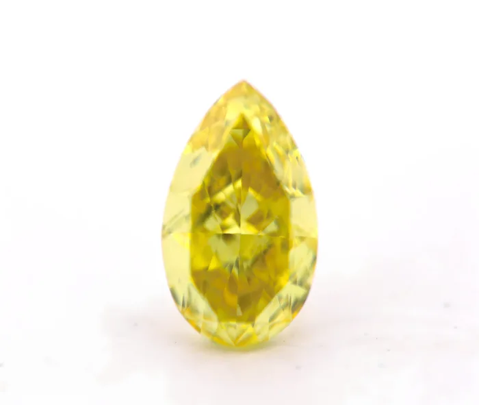 fancy deep yellow diamond pear