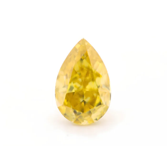 fancy deep yellow diamond pear shape