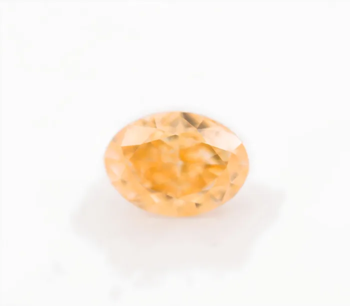 Yellow Diamond  - 0.50ct Natural Loose Fancy Intense Orange Yellow  GIA Oval VS2 - Image 4