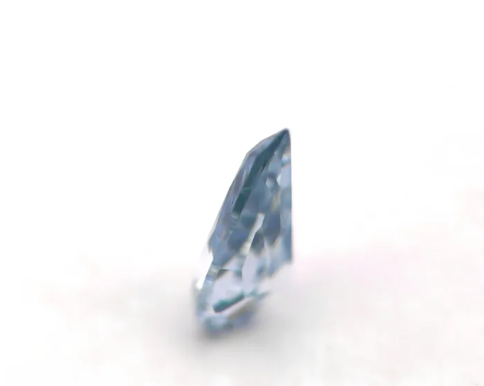 Blue Diamond - 0.20ct Natural Loose Fancy Grayish Blue Color GIA Pear Shape SI2 - Image 8