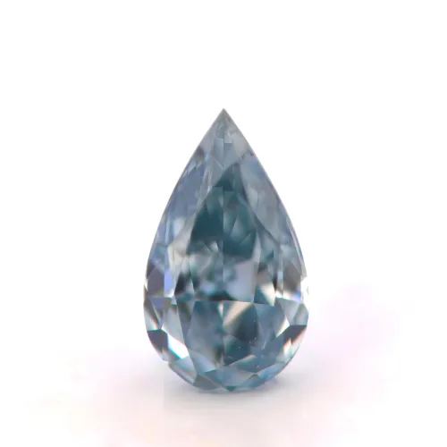 fancy blue diamond pear shape