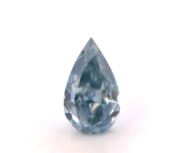 fancy blue diamond pear shape