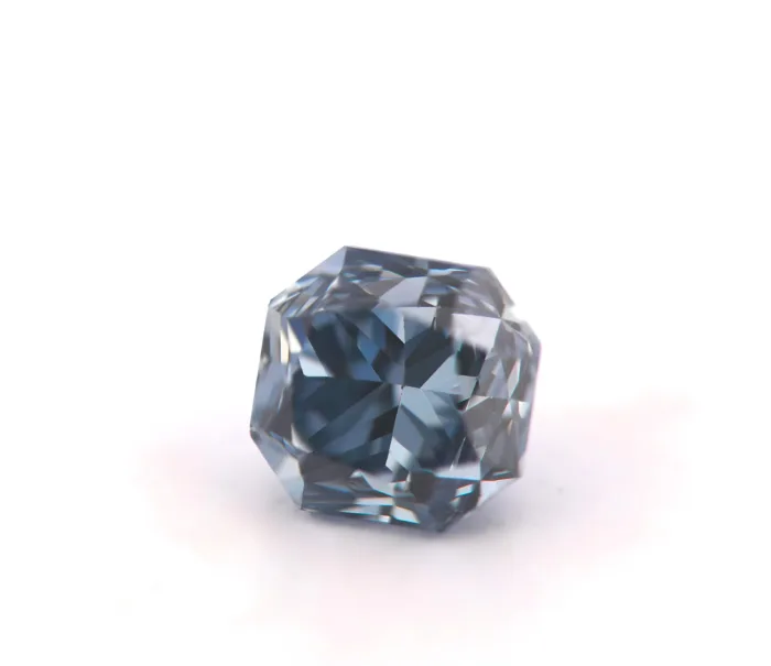 Blue Diamond - 0.35ct Natural Loose Fancy Gray Blue Deep Color GIA Radiant SI2 - Image 4